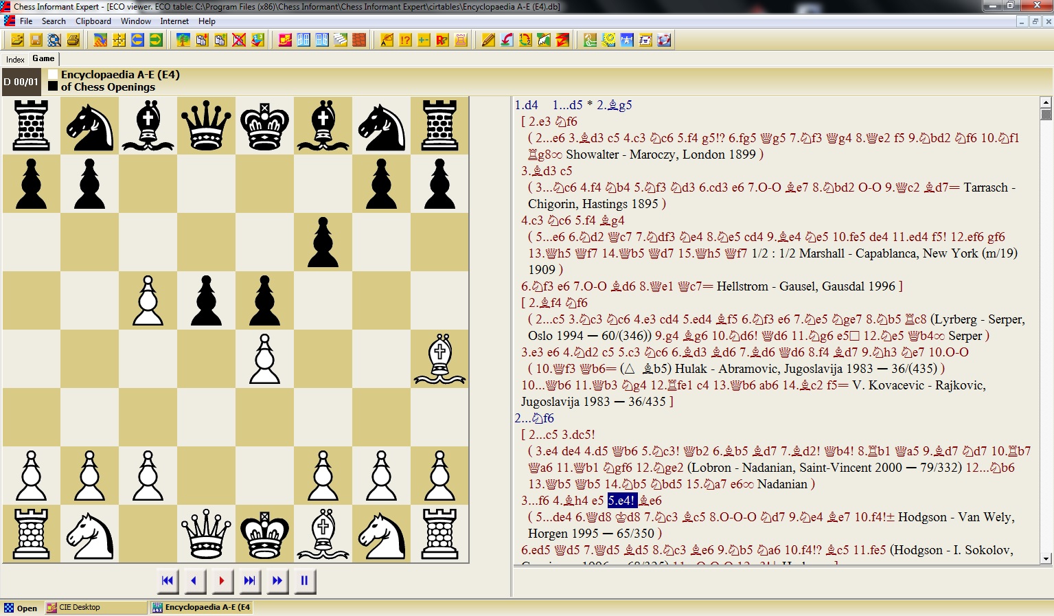 chess informant expert